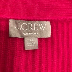 J. Crew Cashmere Sweater - Vibrant Red